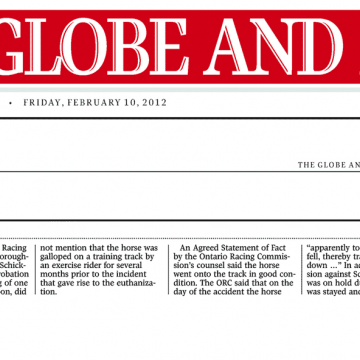 Globe & Mail 2012-02-10 - Correction by the Globe re Schickedanz